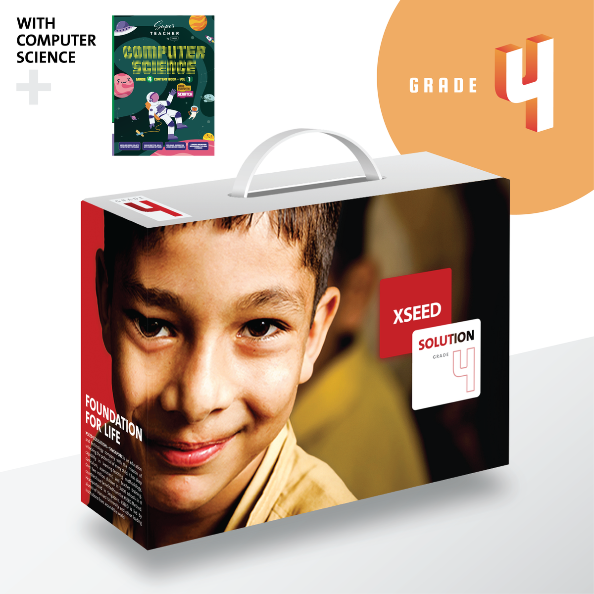 Bytecode Class 4 Book Grade 4 Book Set with Computer Science, XSEED Learnometer, SuperTeache ...